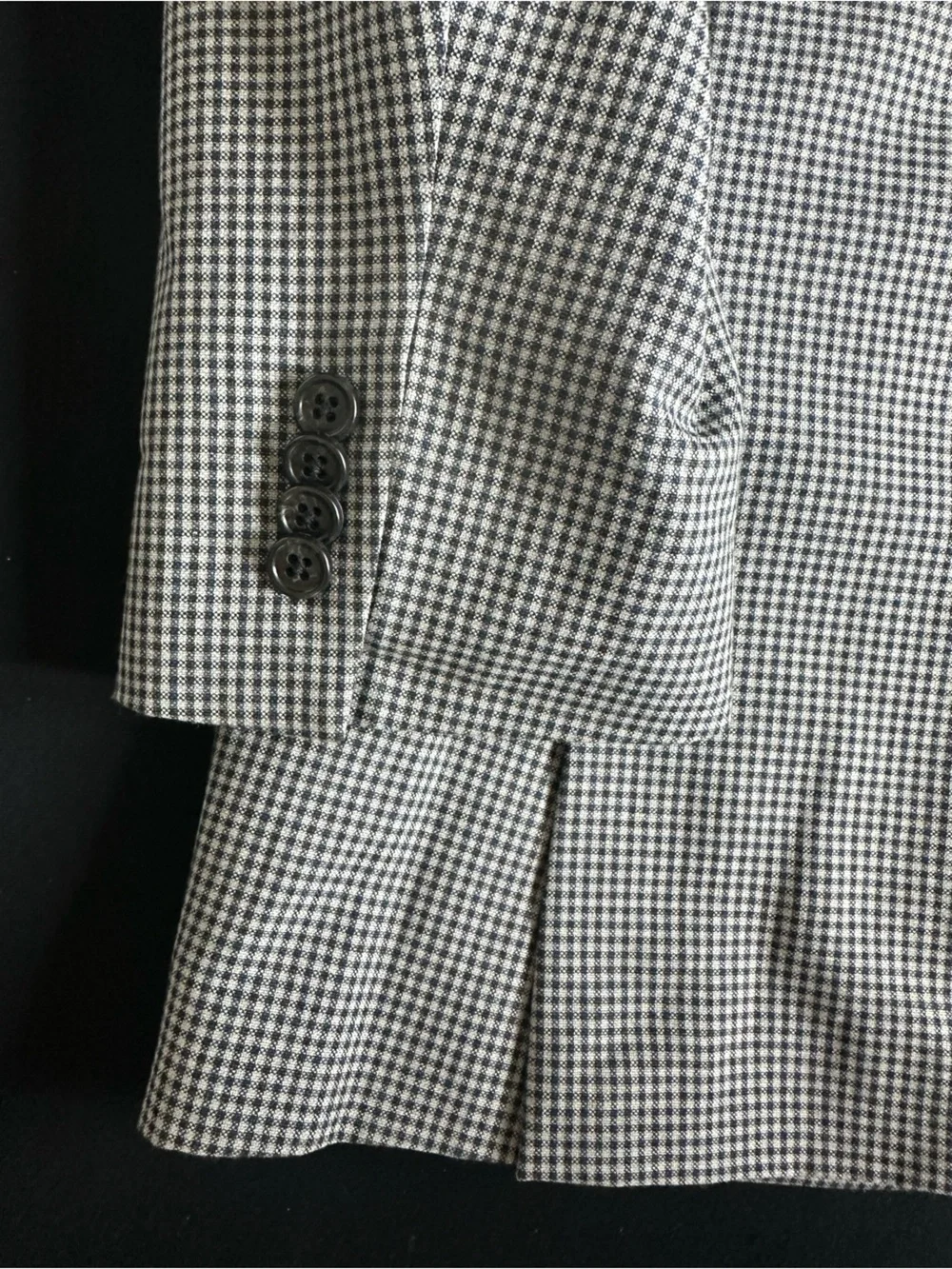 Michael Kors 42R blazer jacket Grey Checked Sport Coat